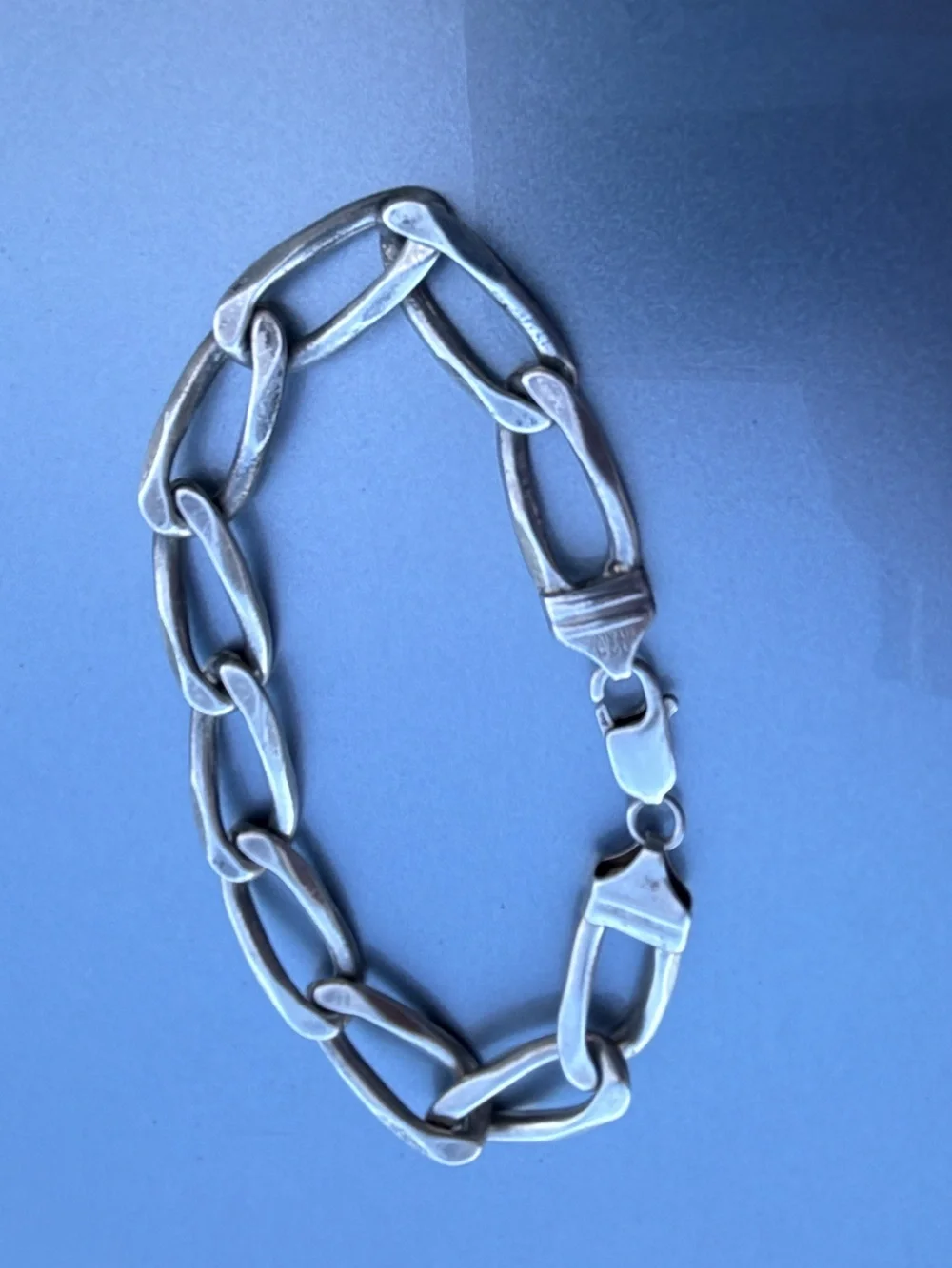 Large Link Sterling Silver BRACELET